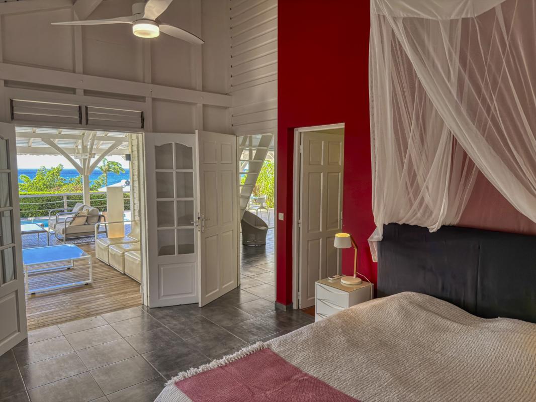 31.Location Villa piscine vue mer Sainte Anne Guadeloupe_Suite Parentale